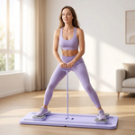 Planche de Pilates Multifonction JJco – Entraînement Corps Complet à la Maison