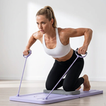 Planche de Pilates Multifonction JJco – Entraînement Corps Complet à la Maison