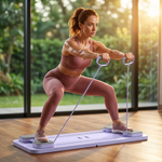 Planche de Pilates Multifonction JJco – Entraînement Corps Complet à la Maison