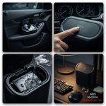 Poubelle de Voiture Couvercle Pressoir  — 60 Sacs Inclus — Compatible Tous Véhicules — JJco Canada
