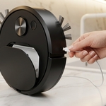 Robot Aspirateur Laveur JJco 3-en-1 – Aspiration 1500Pa · Sans Fil · Blanc & Noir