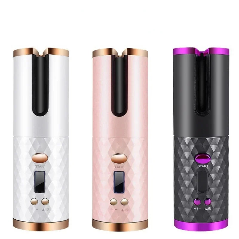 Fer à Friser Automatique Sans Fil – Céramique Tourmaline 200°C