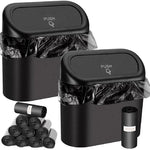 Poubelle de Voiture Couvercle Pressoir  — 60 Sacs Inclus — Compatible Tous Véhicules — JJco Canada