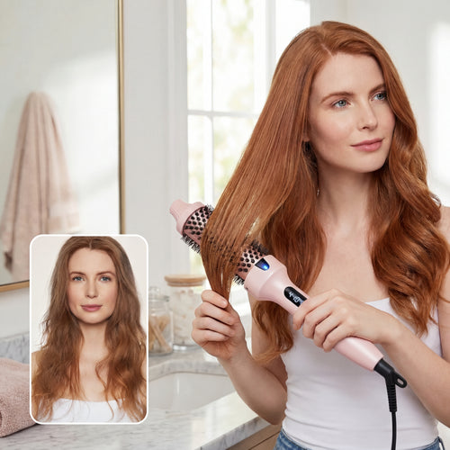 Brosse Soufflante Thermique Ionique – Lissage & Volume Sans Dommages