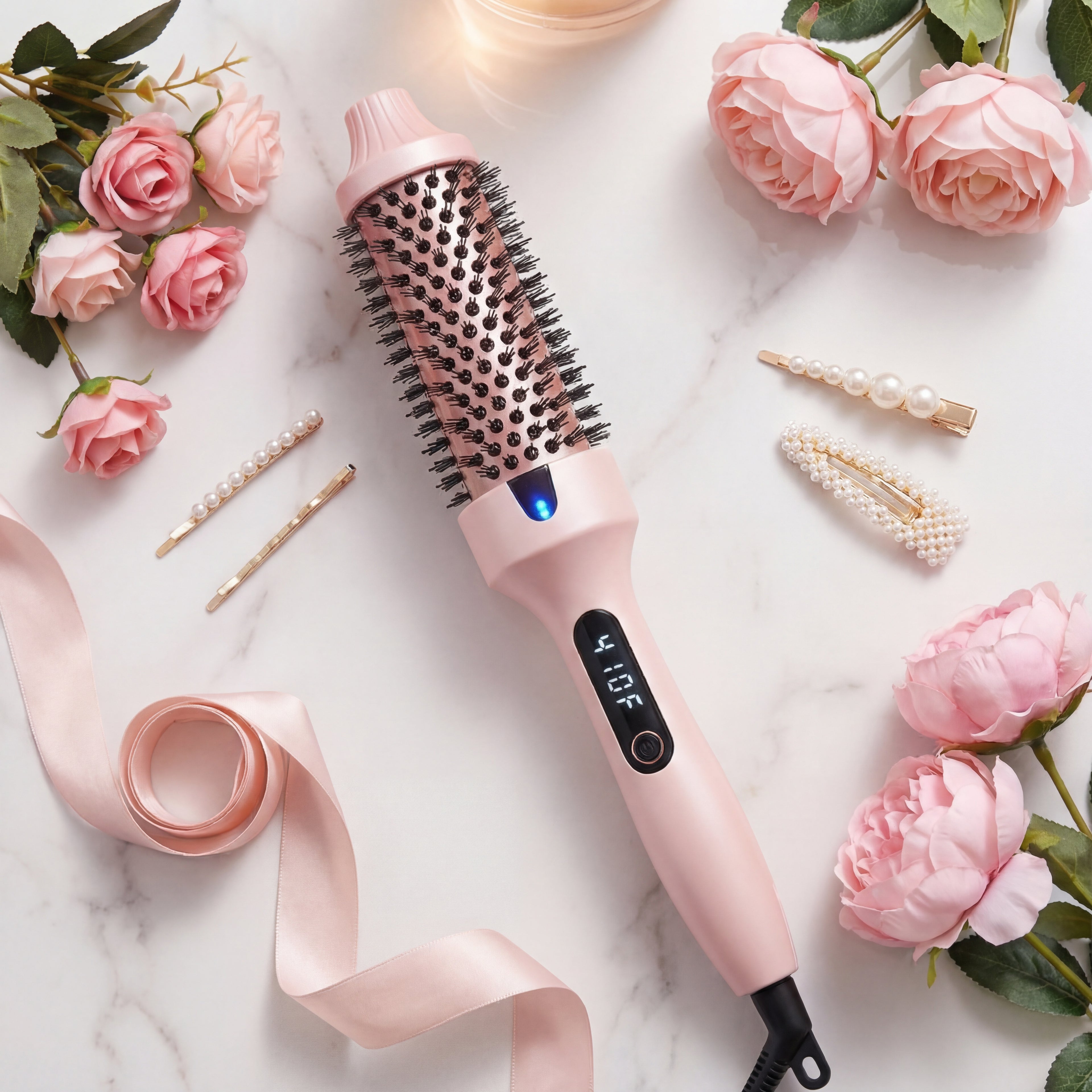 Brosse Soufflante Thermique Ionique – Lissage & Volume Sans Dommages