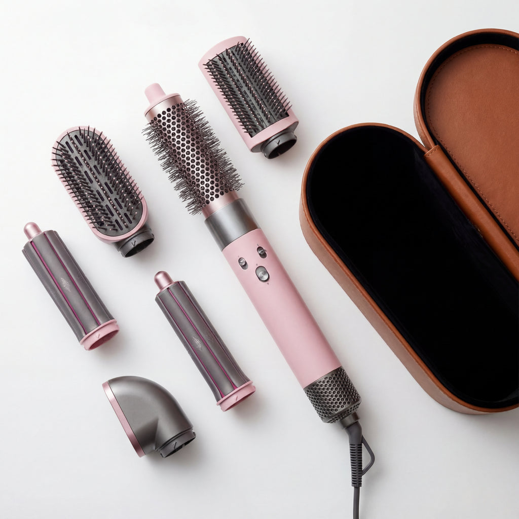 Sèche-Cheveux Brosse 5-en-1 – Coiffage Professionnel avec Étui de Transport
